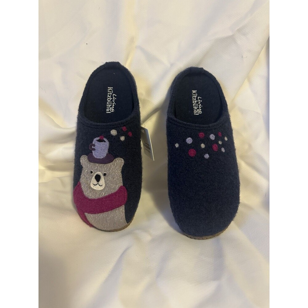 NWT LIVING KITZBUEHEL Java Bear Women's Slippers Size 36 Woman’s 5.5-6